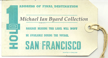 Reverse of 1st Class Orient Label